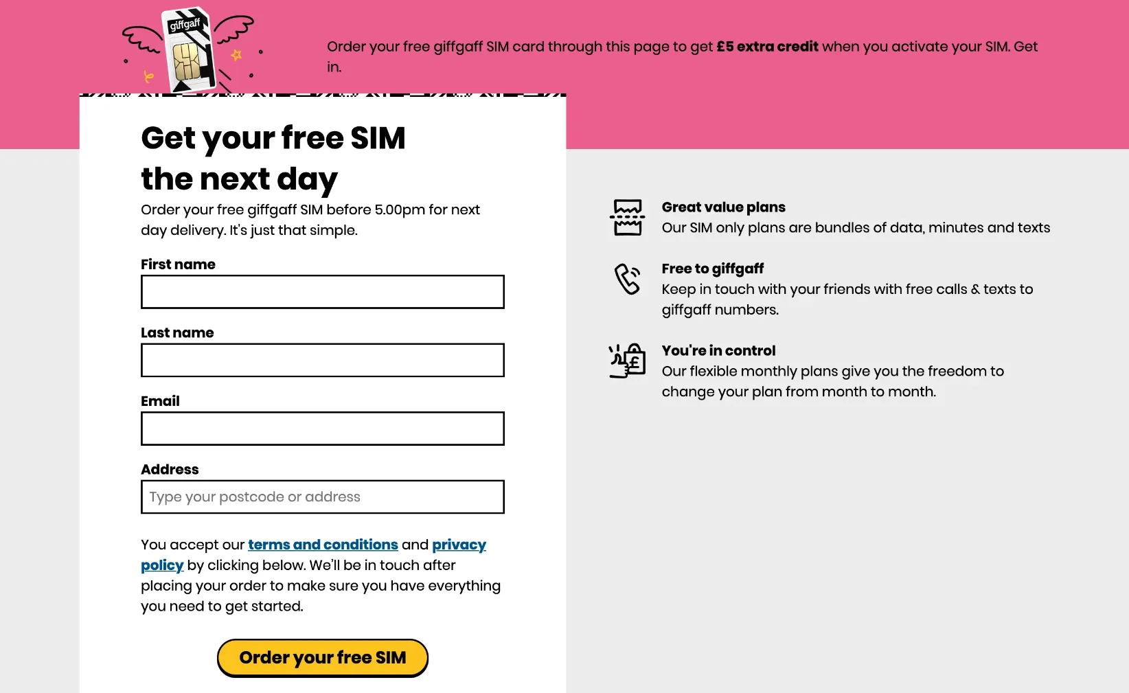 GiffGaff Referral